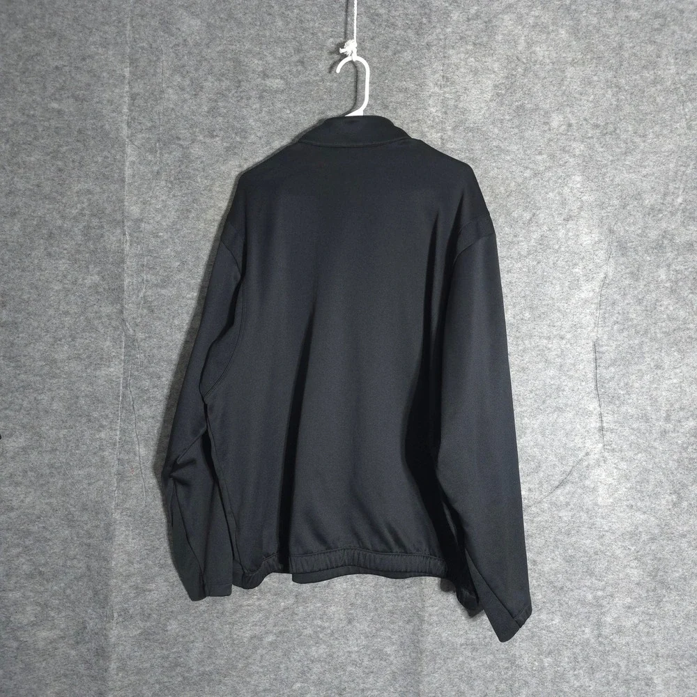 Nike Golf Therma-FIT Mens XL Black 1/4 Zip Pullover 381259-010 Fleece Mock Neck
